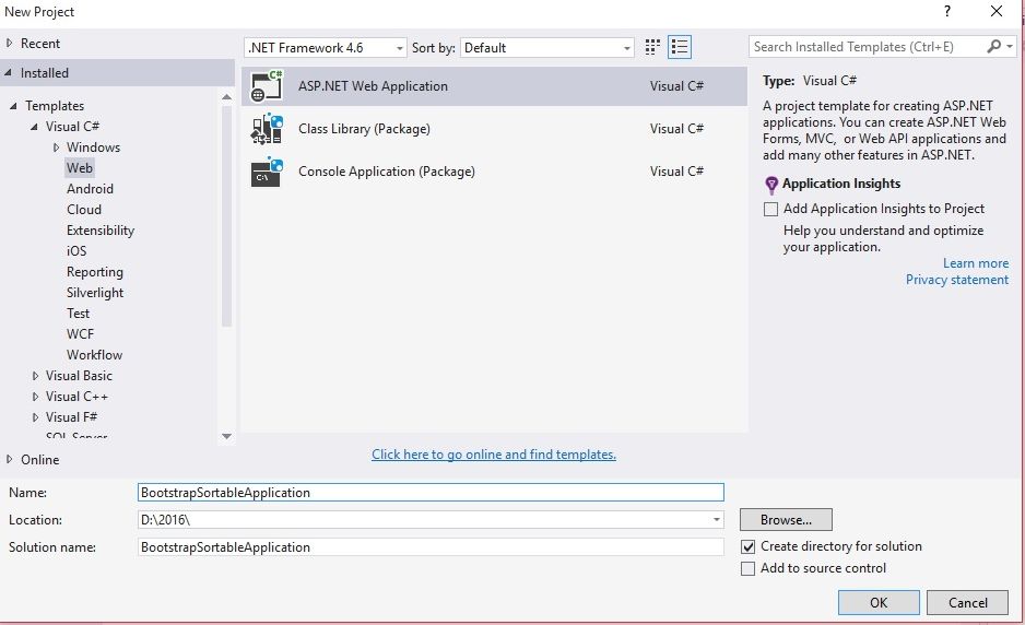 ASP.NET Web Application